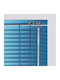 Elite Blinds 837003 Στόρι Σκίασης Αλουμινίου σε Μπλε Χρώμα Π100xΥ100εκ.