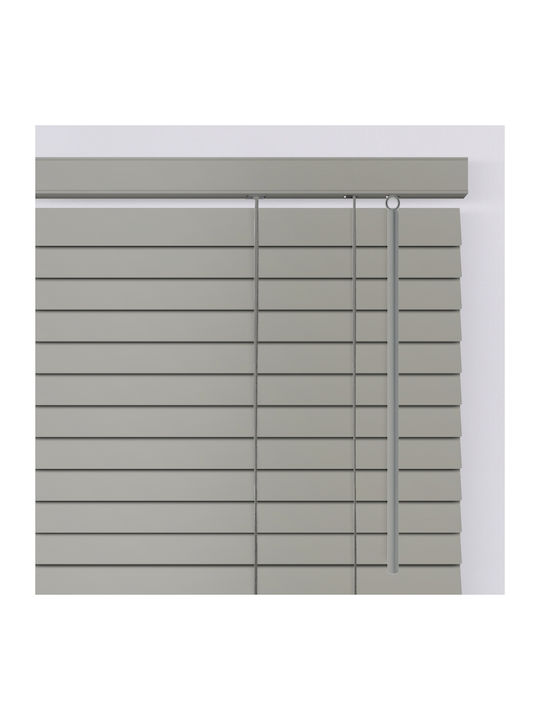 Elite Blinds 815286 Jalousie Schattierung Hölzernes in Grau Farbe P100xH100cm