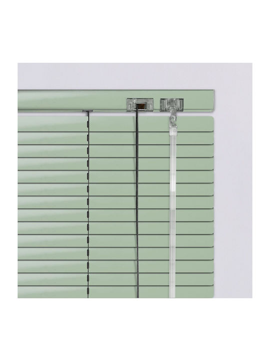 Elite Blinds 846026 Jalousie & Rollladen aus Aluminium in Türkis Farbe P60xH60cm