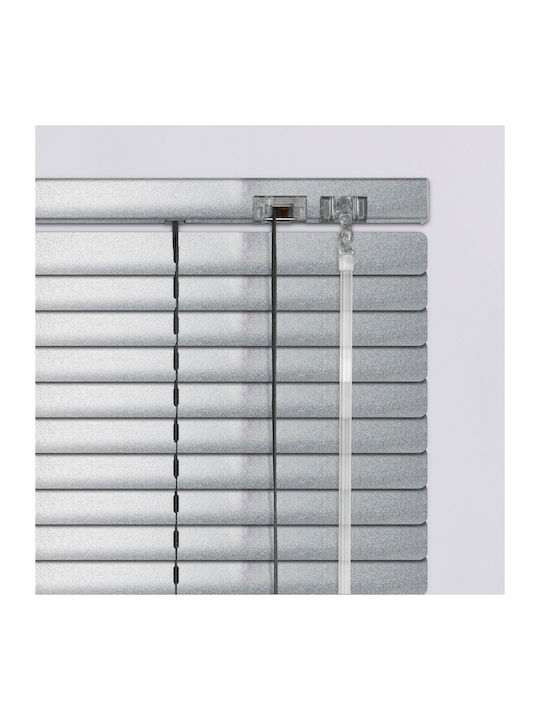 Elite Blinds 836048 Aluminum Blinds in Silver Color P100xH100cm