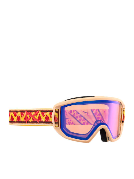 Anon Relapse Kids Ski & Snowboard Mask Blue with Blue Lens