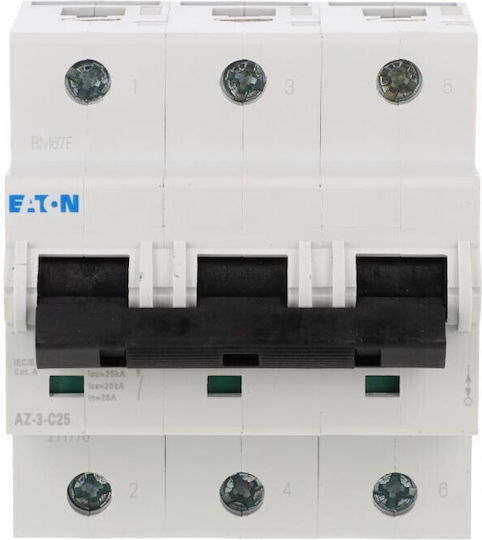 Comutator Adaptor 3 Poli C 25A 25kA AC Az-3-c25 211776