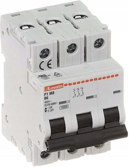 Superlock Schalter 3p B 6a 10ka P1mb3pb06