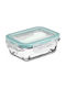 5Five Glas-Mittagsbox Blau 800ml