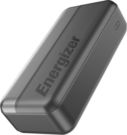 Energizer Power Bank 30000mAh 10.5W with 2 USB-A Ports and USB-C Port Black