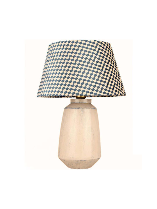 Opviq Hmy Table Lamp for E27 Fitting with Blue ...