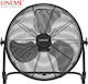 Lineme Ανεμιστήρας Δαπέδου 15W Διαμέτρου 30.48cm Μαύρος