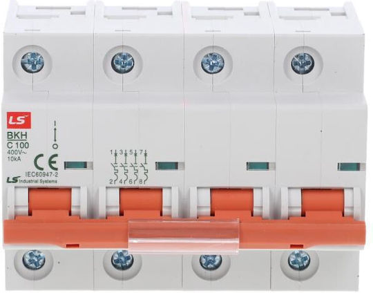 Lsis Power Switch 1.5 Modul 4p C 100a 10ka Bkh 4p C100a 06110363r0