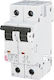 Power Switch 2p C 40a 6ka Dc Etimat10 002138720