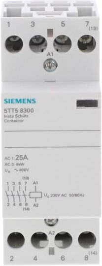 Modular Phasenrelais 25a 4z Spule 230v Ac Sentron 5tt5830-0