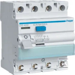 Comutator Dificil Rccb 3p+n 63a/30ma Tip A Quic...