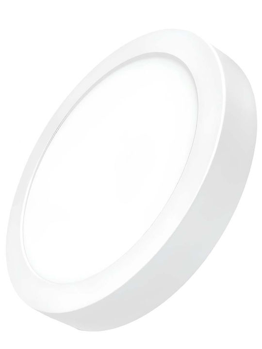 Avizar Round Led Light Panel 18w 220×220mm Ultra-thin Elegant Design White