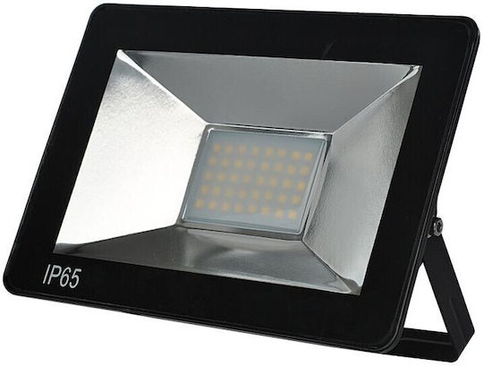 Helios Στεγανός Προβολέας LED 100W Φυσικό Λευκό 4000K IP65