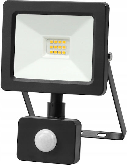 Germina Waterproof LED Flood Light 10W Natural White 4000K with Motion Sensor IP44
