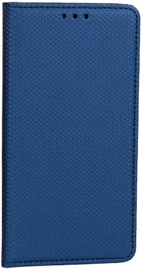 Realme 9i Калъф Книга Стил Умен Магнитен Син