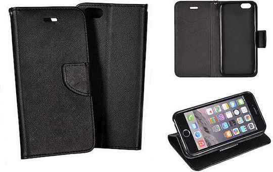 Nokia X6 6.1 Plus 2018 Case NetOne Fancy Diary Book Style Wallet Black