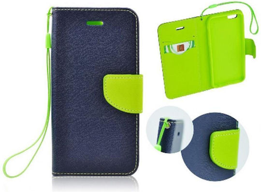 Xiaomi Redmi 13 4g Case Netone Fancy Diary Book Style Wallet Blue Lime