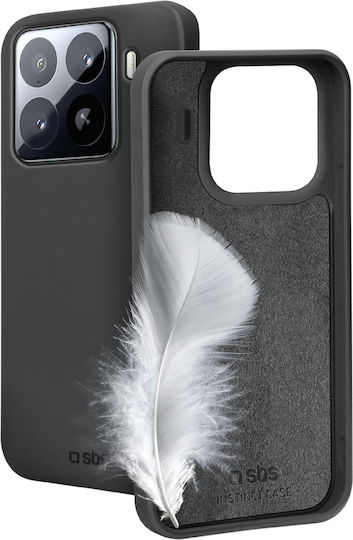 SBS Instinct Back Cover Σιλικόνης Μαύρο (Xiaomi 15)