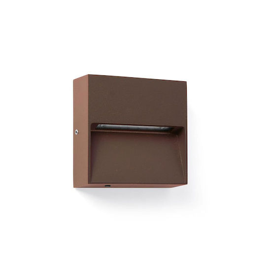 Faro Barcelona Dune Iluminat Exterior Montat Pe Perete Led Încorporat Cu Lumină Alb Natural 10x3.5x10cm