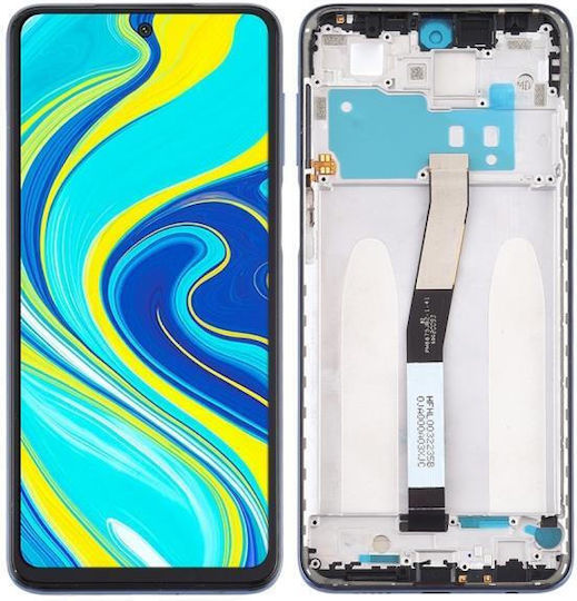Οθόνη με Μηχανισμό Αφής και Πλαίσιο για Redmi Note 9s, Redmi Note 9 Pro (Γκρι)