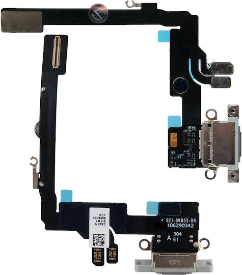 iPhone 17 Pro / iPhone 16 Pro Typ C Handykabel Flex Anschluss Ladegerät Hands Free Titanium Weiß 3p