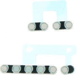 Plasă Anti-praf Aurie Originală Pentru Difuzor Apple iPhone 12 Pro Max Set 2 Bucăți Plasă Anti-praf Aurie Originală Pentru Difuzor Apple iPhone 12 Pro Max Set 2 Bucăți