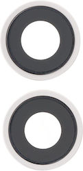 Apple Iphone 14 14 Plus Back Camera Lens Bezel Silver Original Apple Iphone 14 14 Plus Back Camera Lens Bezel Silver Original