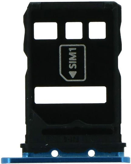 Huawei P40 Sim-Kartenhalter Dual-Karten Blau Original