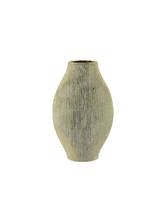 Artekko Decorative Ceramic Vase Candia Gold 20x8.5xH33cm