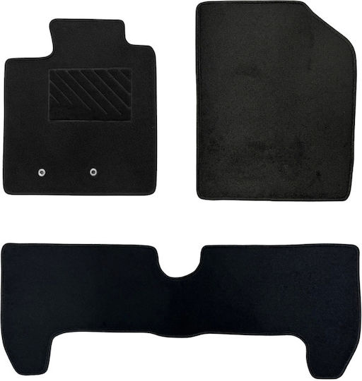Car Mats Carpet Medium Quality Black Compatible Toyota Urban Cruiser Model 2007-2016 3 Pieces