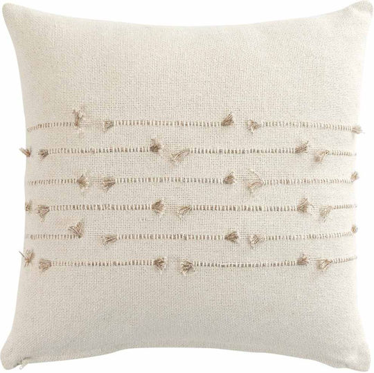Douceur d'Intérieur Μαξιλάρι Cream 40x40εκ.