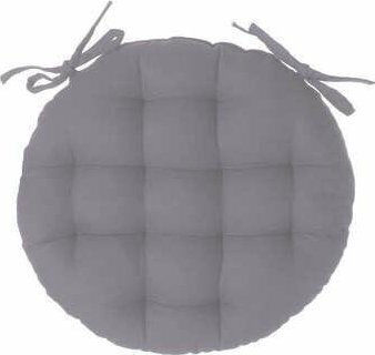 Atmosphera Μαξιλάρι Καρέκλας Κήπου Round Στρογγυλό Grey 38x38εκ.