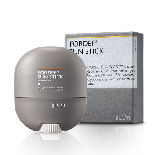 The Illon Fordef Αδιάβροχο Αντηλιακό Stick Προσώπου SPF50 15gr