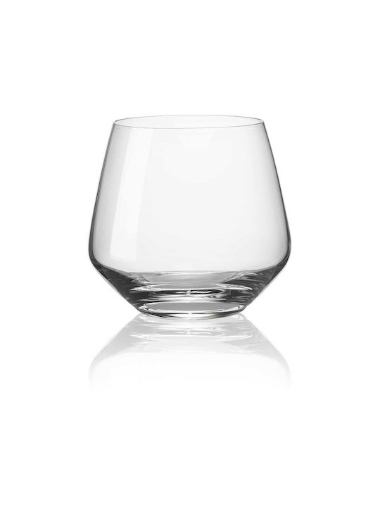 Rona Glass for White and Red Wine Made of Glass in White Colour Goblet 390ml