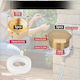 Brass 3/4" Caps Water Pipes Faucets Threaded Nut Gold 10 Pcs