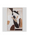Canvas Painting Frame Woman Beige Brick 80x120cm 812-10027 Estheti 812-10027