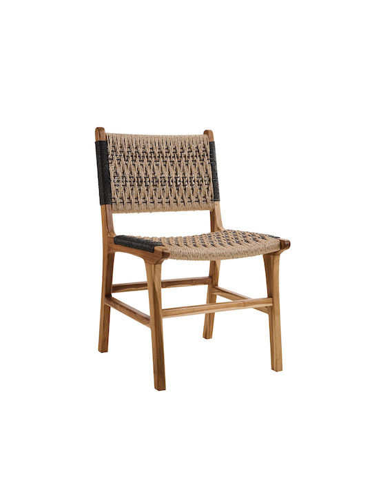 Felix Καρέκλα Τραπεζαρίας Ξύλινη Φυσικό 50.5x62.5x87εκ.