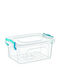 TnS Plastic Storage Box with Lid Transparent 10lt