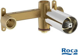 Built-in Body Ona Wall Mixer Stainless Steel