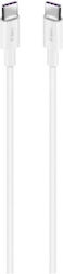 TTEC USB 2.0 Cable USB-C Male - USB-C 100W White TTEC USB 2.0 Cable USB-C Male - USB-C 100W White