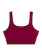 Women's Athletic Sports Bra Burgundy