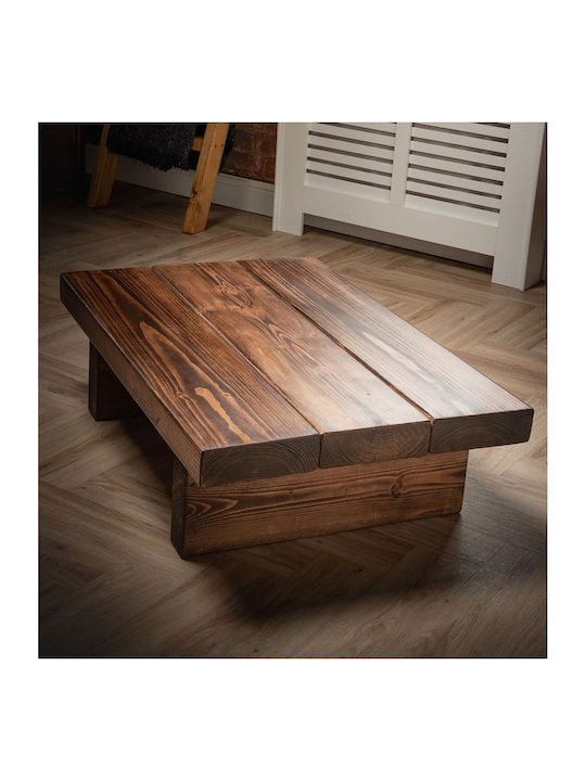 Solid Wood Coffee Table Pine 75x100x45 Molfs