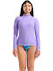 Arena Rash Vest Women Long Sleeve Sun Protection Shirt Purple