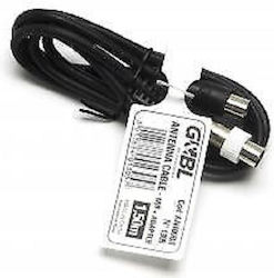 G&BL Cablu De Antenă Coaxial De Sex Masculin - Coaxial De Sex Feminin Negru 2m G&BL Cablu De Antenă Coaxial De Sex Masculin - Coaxial De Sex Feminin Negru 2m