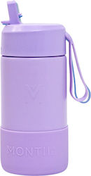 Montii Kinder Trinkflasche Thermos 350ml Flieder