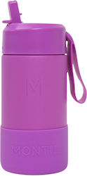 Montii Kinder Trinkflasche Thermos Fuchsie 350ml
