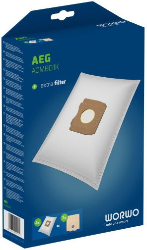 Worwo Σακούλες Σκούπας 4τμχ Συμβατή με Σκούπα AEG