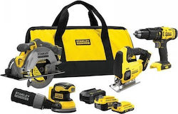Stanley Σετ 4 Εργαλείων Μπαταρίας Stanley Σετ 4 Εργαλείων Μπαταρίας