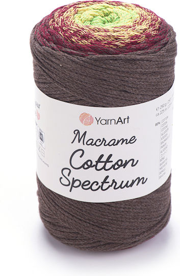 Yarn Art Νήμα Πλεξίματος Βαμβακερό Macrame Spectrum Κωδ 1305 225μ 250 Γρ
