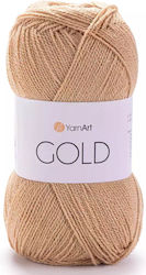 YarnArt Gold Μεταλλικό Μεικτό Μπεζ 100gr